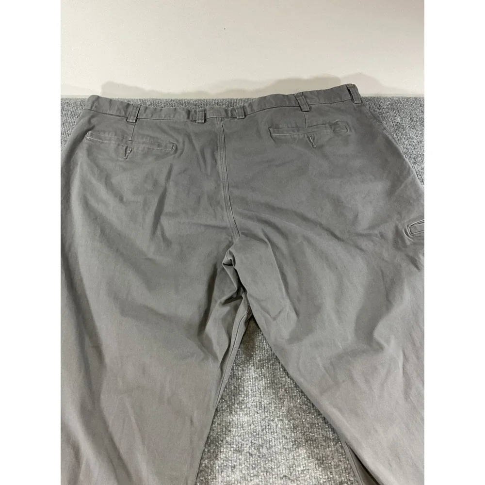 Duluth Trading Flex Ballroom Khaki Pants Mens 48x32 Stretch Workwear Relaxed Out